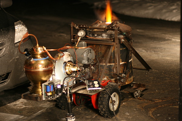 Gasoline and Waste Oil Foundry Burner
